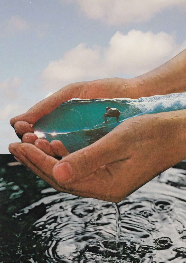 In Perfect Position: Digital Collage by Nicaraguan Artist Maria Delgado