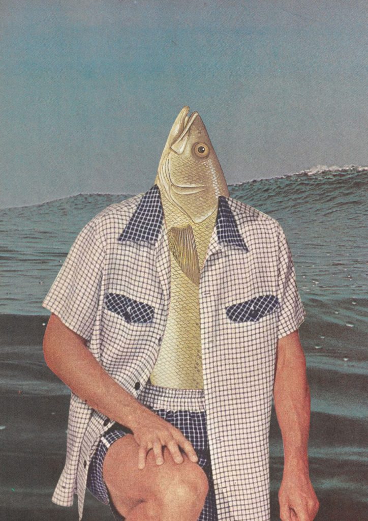 Plenty More Fish in the Sea: Digital Collage by Nicaraguan Artist Maria Delgado